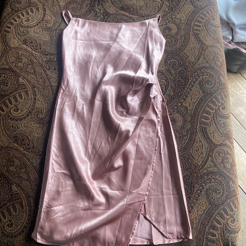 Pink sheer dress. Size small in US and size 8 in Australia.